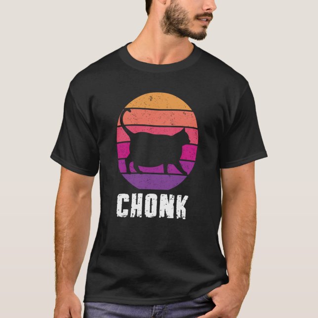 Camiseta Cat Chonk Cats Cat Mom Cat Dad Cat (Frente)
