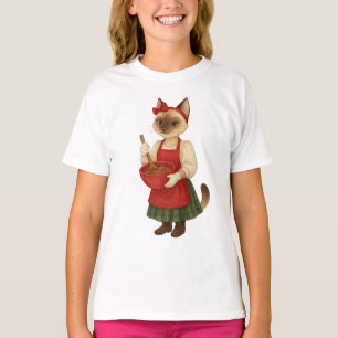 Camiseta Cat Christmas temático no Compro Bakery