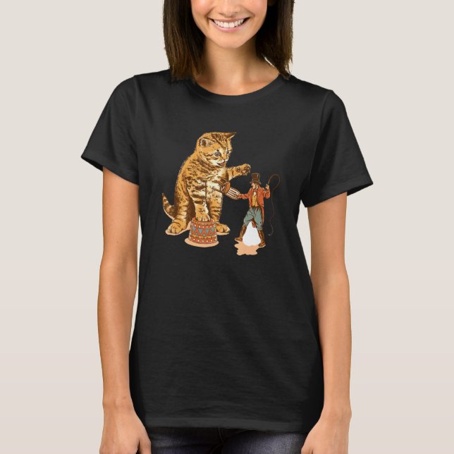 Camiseta Cat Clown Feline Cat Kitten Circus (Frente)