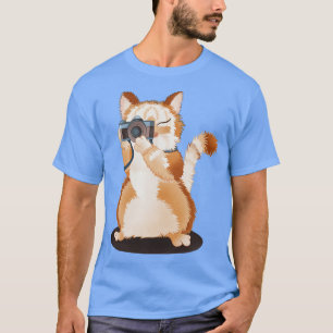 Camiseta Cat com câmera