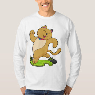 Camiseta Cat com Choker em execução
