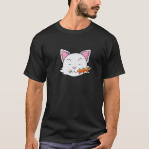 Camiseta Cat Come Dançarinos De Arroz Dango
