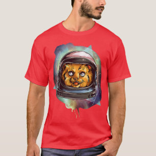 Camiseta Cat Cosmic Kitten Kitty Astronaut Fun Gift