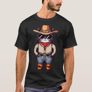 Camiseta Cat Cowboy