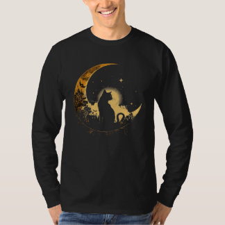 Camiseta Cat Crescent Black Moon Sailor