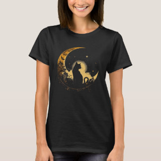 Camiseta Cat Crescent Black Moon Sailor