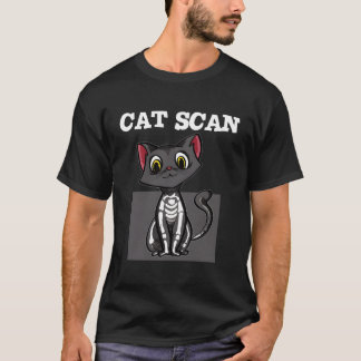 Camiseta Cat Ct Analisa Radiologista Radiologista Engraçado