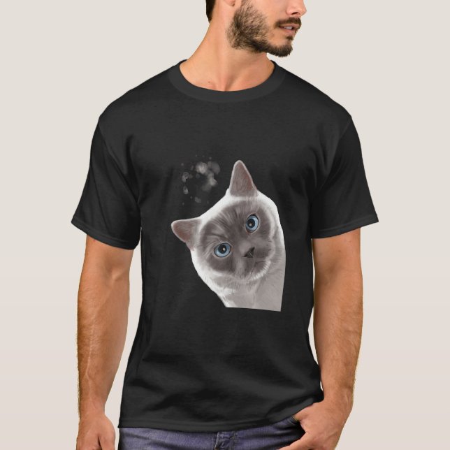 Camiseta Cat Curios Britânicos Shorthair (Frente)