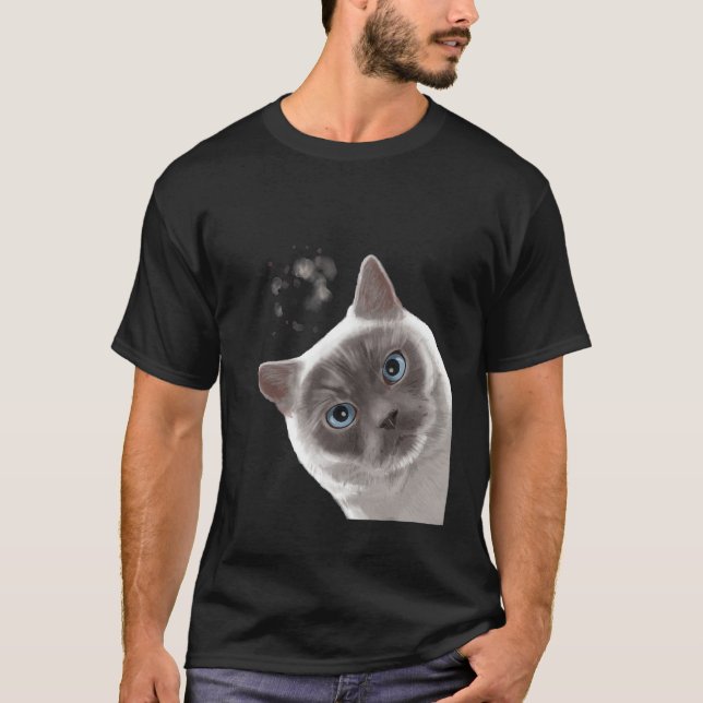 Camiseta Cat Curios Britânicos Shorthair (Frente)