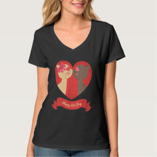 Camiseta Cat Cute Love Beijing Cat Sweet Dia de os namorado