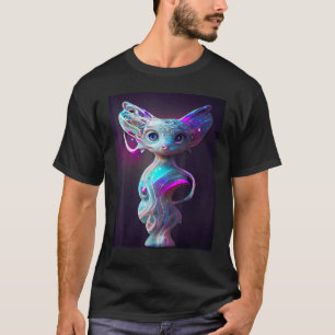 Camiseta Cat Cyber Punk Weird Men Meninas 4