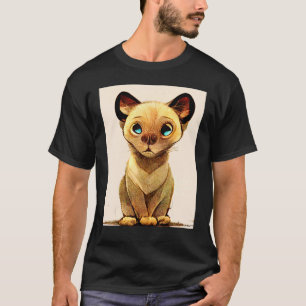 Camiseta Cat Cyber Punk Weird Men Meninas 9