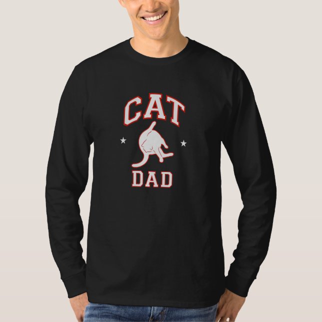 Camiseta Cat Dad (Frente)