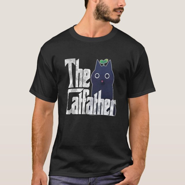 Camiseta Cat Dad The Catfather Crazy Cat Father Kitty Daddy (Frente)