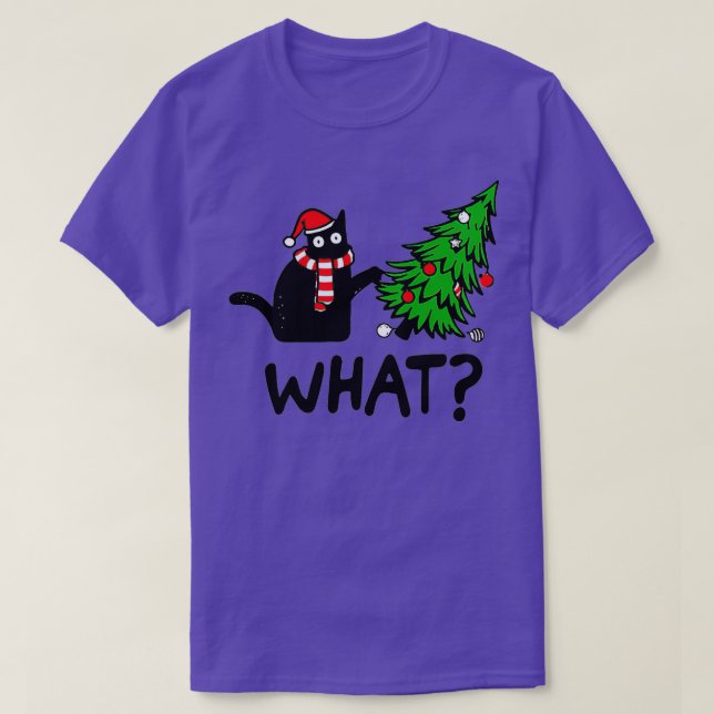 Camiseta Cat de Natal (Frente do Design)