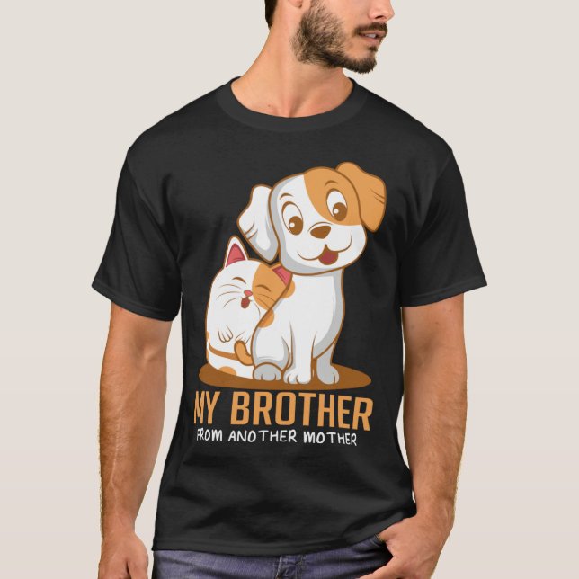 Camiseta Cat Dog Brother  Animal (Frente)