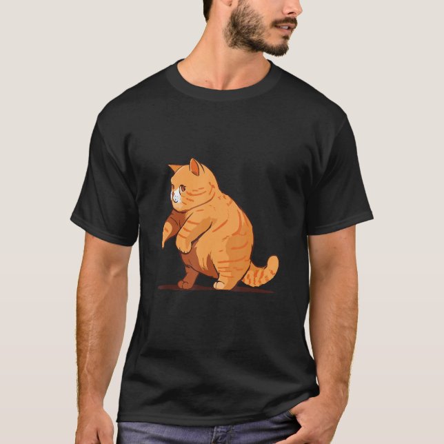 Camiseta Cat Doing Qi Gong Chinese Medicine Postures (Frente)