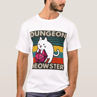 Camiseta Cat Dungeon Meowster Vintage (2)