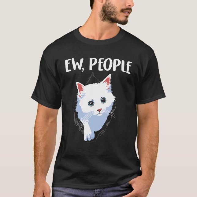 Camiseta Cat Ew People (Frente)