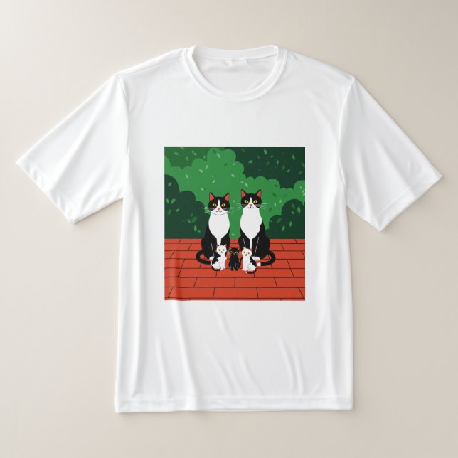 Camiseta Cat family (Postura )