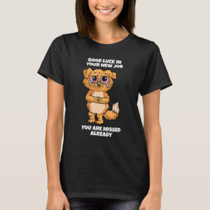 Camiseta Cat Farewell para um amado colega de trabalho