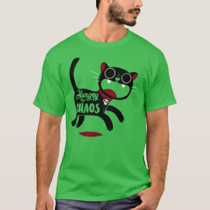 Camiseta Cat Fome Por Caos