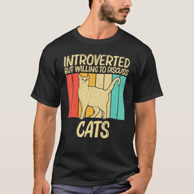 Camiseta Cat For Men Women Cat Kitten Pet Animal (Frente)