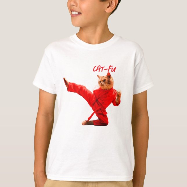 CAMISETA CAT FU (Frente)