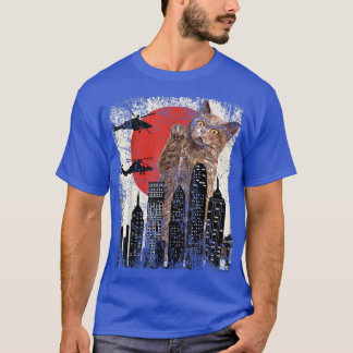 Camiseta Cat Funny Retro Cat