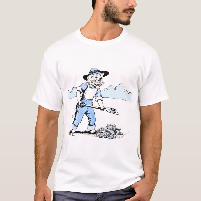 Camiseta Cat Gardener, Louis Wain (Frente)