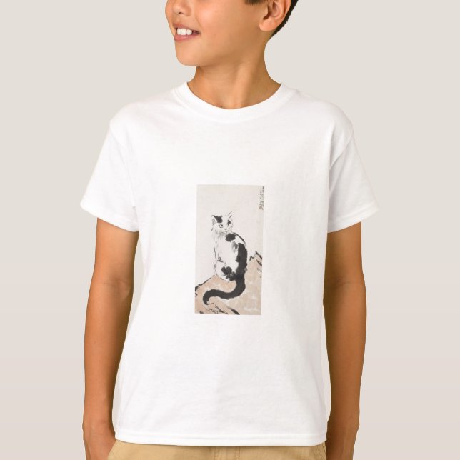 Camiseta Cat (Gatinho Cute) (Gatinho Adorável) (por Xu Beih (Frente)