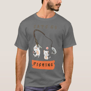 Camiseta Cat Goes pescando 1