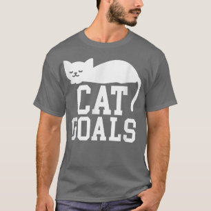 Camiseta Cat Gosta De Dormir Engraçado Chá De Gato