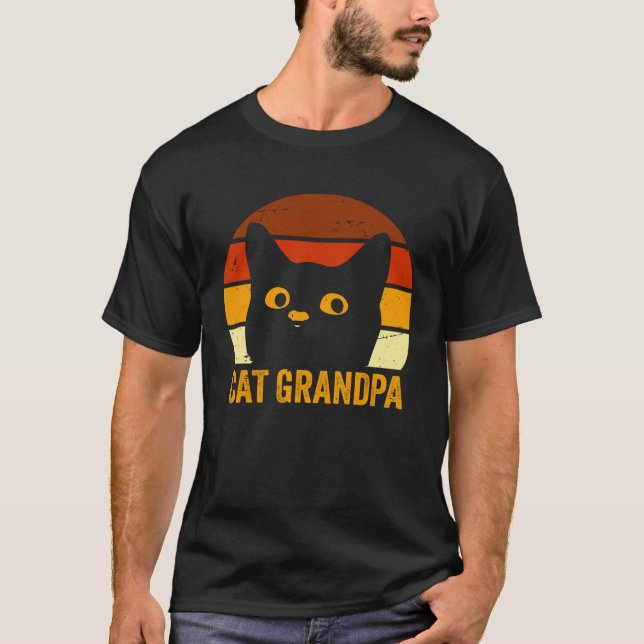 Camiseta Cat Grandpa (Frente)