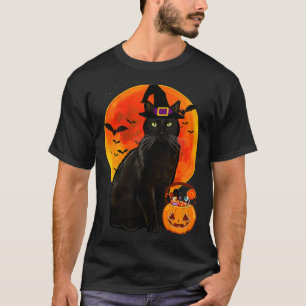 Camiseta Cat Halloween Bombay Jack O Lanterna Pumpkin