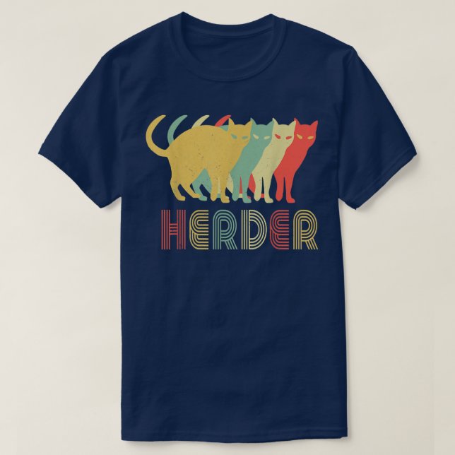 Camiseta Cat Herder (Frente do Design)