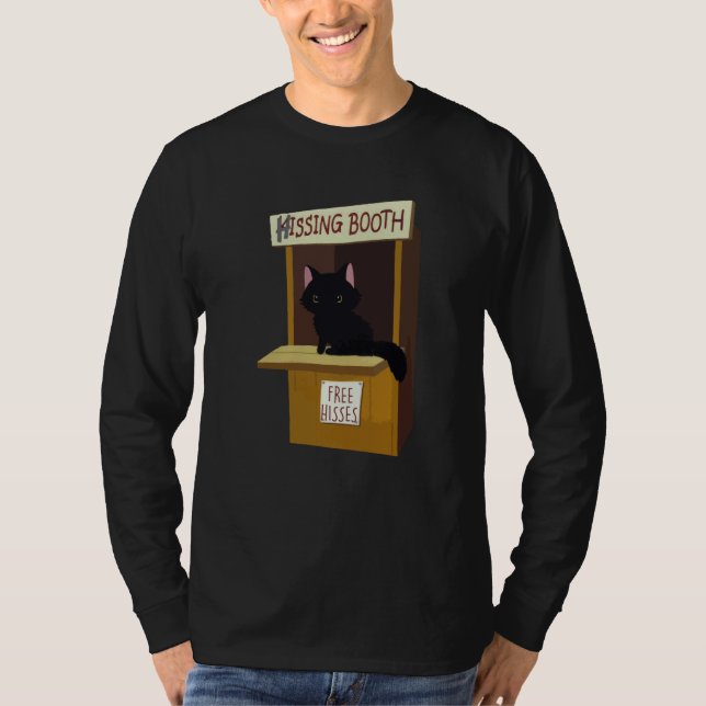 Camiseta Cat Hissing Booth Free Hisses Animal (Frente)