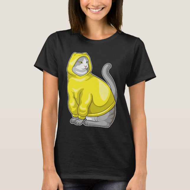Camiseta Cat Hoodie (Frente)