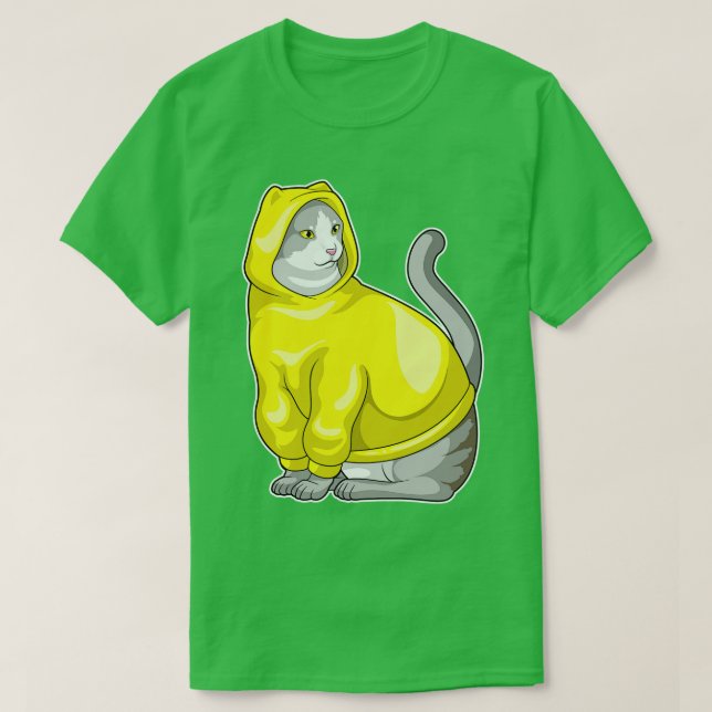 Camiseta Cat Hoodie (Frente do Design)