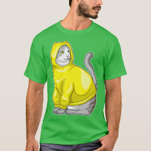 Camiseta Cat Hoodie