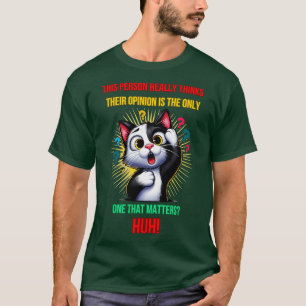 Camiseta Cat Huh Meme