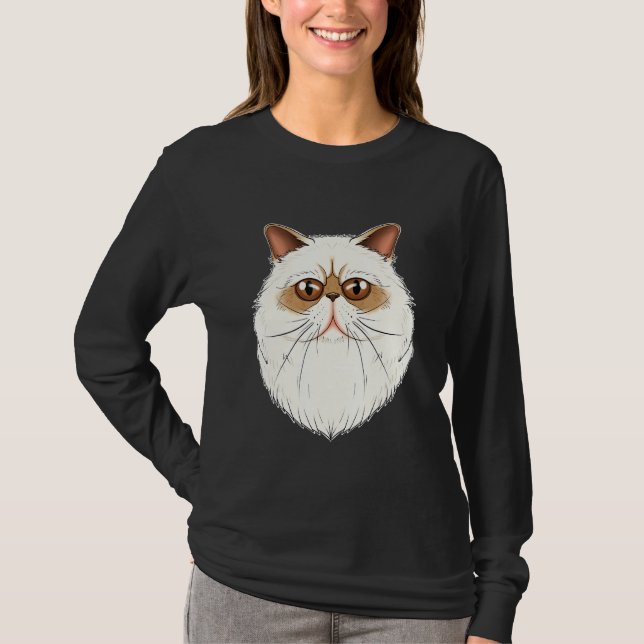 Camiseta Cat I Cat Face I Himalaia Cat (Frente)