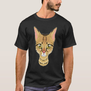 Camiseta Cat I Cat Face I Savannah Cat