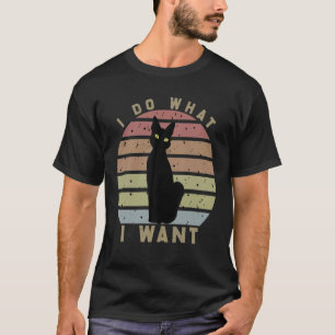 Camiseta Cat I Faz O Que Quer, Gatos Fígados, Presente Par