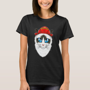 Camiseta Cat I Fireman Cat I Firefighter Ragdoll Cat