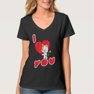 Camiseta Cat I Love You Kitten
