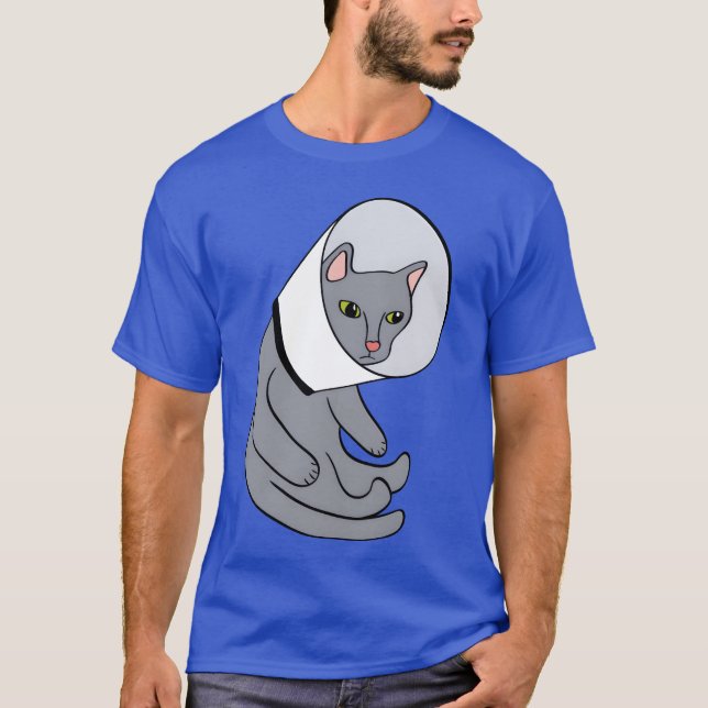 Camiseta Cat In A Cone Retro (Frente)