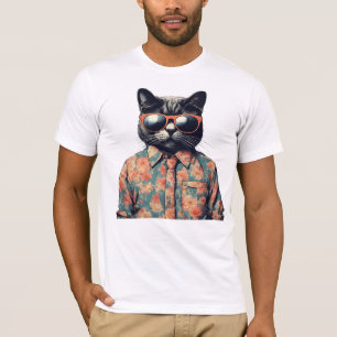 Camiseta Cat in Sunglasses