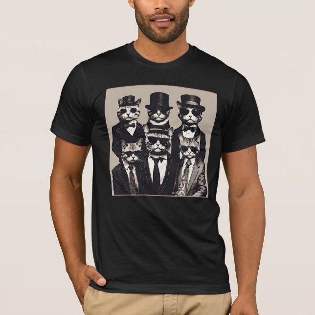 Camiseta Cat in Sunglasses (Frente)
