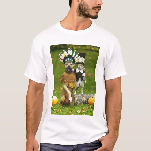 CAMISETA CAT INDIANO DO CÃO & DO PEREGRINO (Frente)